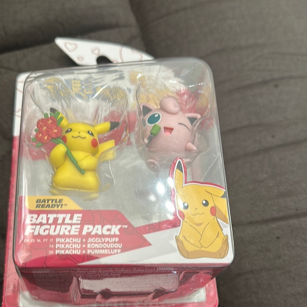 Pokemon Yellow and Pink Dolls & Accessories Set